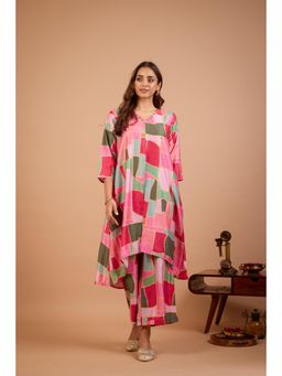 Alaya by Stage3 - Jugni Pink Kurta with Pant and Dupatta