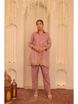 Alaya by Stage3 - Purple Mehfil Lilac Luster Co-Ord Set