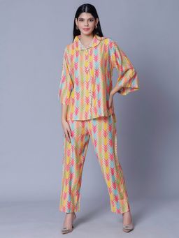 ANNY - Multi-Color Printed Co-Ord Set
