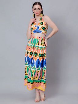 ANNY - Multi-Color Tropical Co-ord Set
