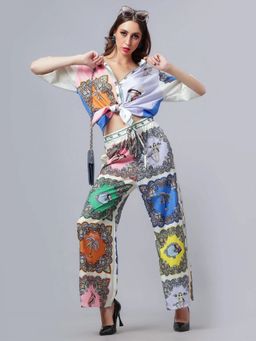 ANNY - Multi-Color Bohemain Printed Co-Ord Set