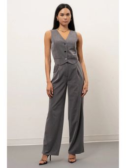 ANNY - Grey Pinstripe Co-Ord Set