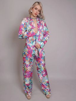ANNY - Multi-Color Floral Printed Co-ord Set