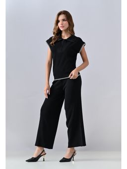 ANNY - Black Threadline Knit Co-Ord Set