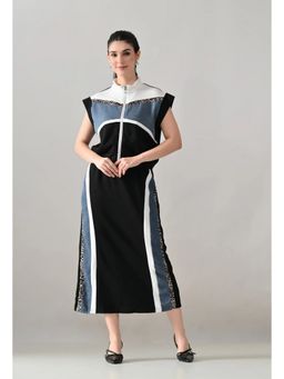 ANNY - Black Edgy Denim Co-Ord Set