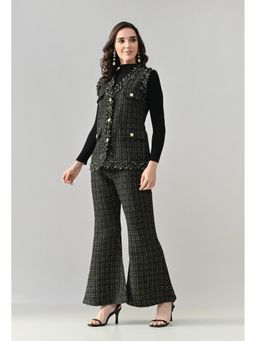 ANNY - Black Regal Weave Co-Ord Set