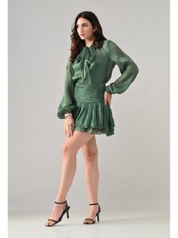 ANNY - Green Organza Co-Ord Set