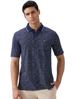 ColorPlus - Navy Blue Comfort Fit Polo T-Shirt