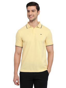 Park Avenue - Slim Fit Medium Yellow Polo T-Shirt