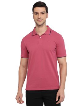 Park Avenue - Slim Fit Light Red Polo T-Shirt