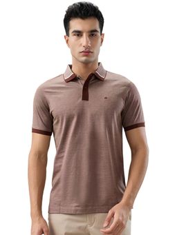 Raymond - Dark Brown Regular Fit Polo T-Shirt