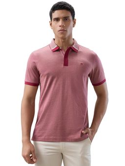 Raymond - Regular Fit Dark Pink Polo T-Shirt