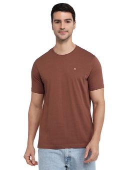 Raymond - Dark Brown Regular Fit T-Shirt