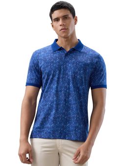 Raymond - Regular Fit Dark Blue Polo T-Shirt