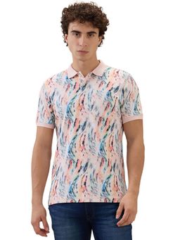 Parx - Men Regular Fit Printed Polo T-Shirt