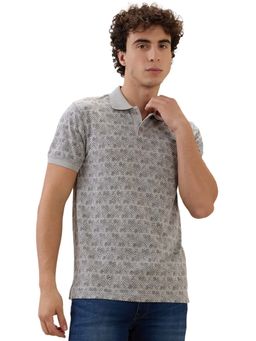 Parx - Light Grey Regular Fit Polo T-Shirt