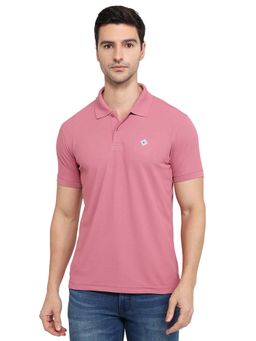Parx - Medium Pink Regular Fit Polo T-Shirt