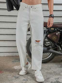 High Star - Men relaxed fit heavy distress jeans