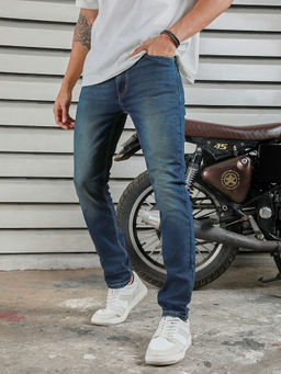 High Star - Men Straight Tappered Fit Light Fade Cotton Jeans