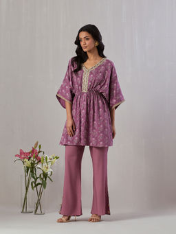 GRASS & SUNSHINE - Easy Breezy Printed Top with Pant (Set of 2)