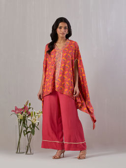 GRASS & SUNSHINE - Meadow Melange Cape Top with Palazzo (Set of 2)