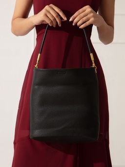 Twenty Dresses by Nykaa Fashion - Black The City Chic Handbag (Set of 2)