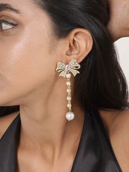 Joker and Witch - Joker & Witch Pearly Present Gold Earring