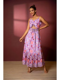 Urban Sundari - Purple Women's Full-Length Maxi Dress