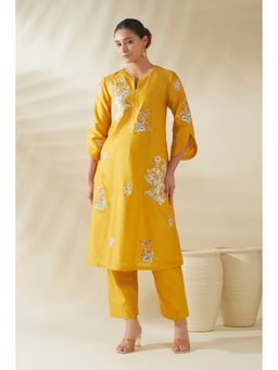 ORIGANI - Yellow Elara Kurta and Pant