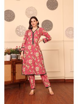 SAYARISH - Pink Ashka Co-Ord (Set of 2)