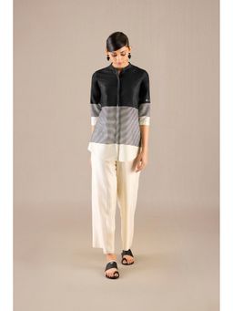 AMPM - Black Daara Shirt with Palazzo (Set of 2)