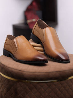 Louis Stitch - Tan Premium Leather Formal Loafers