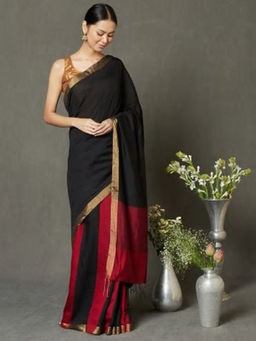 Fabindia - Modal Silk Woven Sari