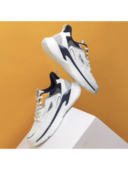 Red Tape - Men Solid White & Blue Walking Shoes