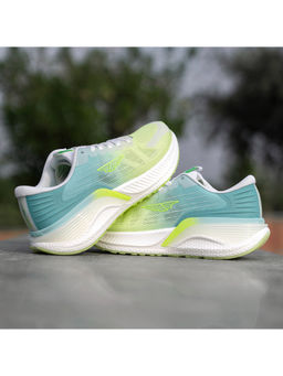 Red Tape - Men Solid Neon Green & Blue Walking Shoes