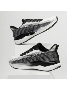 Red Tape - Men Textured Black & White Athleisure Running Shoes