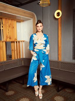 KASSUALLY - Floral Print Co-Ord (Set of 2)