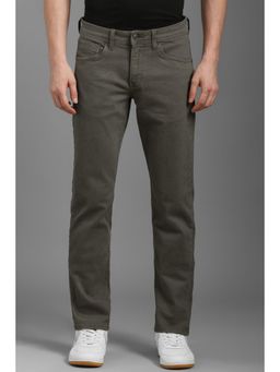 Louis Philippe - Men Grey Dark Slim Fit Jeans