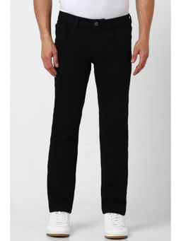 Van Heusen - Men Black Dark Wash Slim Fit Jeans