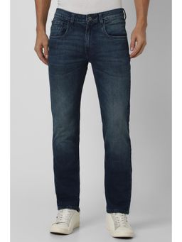 Van Heusen - Men Navy Light Wash Slim Fit Jeans