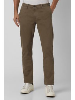 Van Heusen - Men Brown Dark Wash Slip Fit Jeans