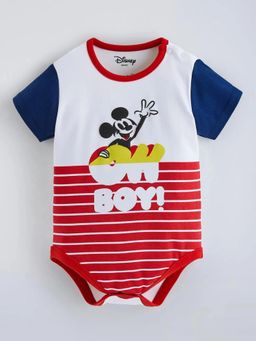 Hopscotch - Multi-Color Printed Round Neck Onesies