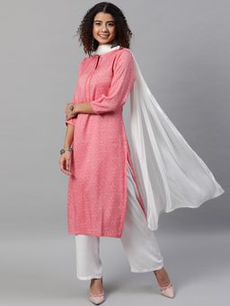 STREET 9 - Printed Kurta With Dupatta & Pant
