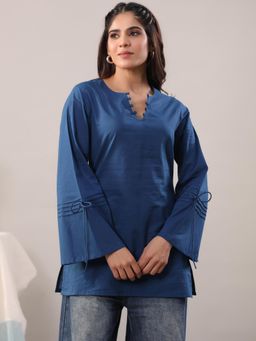 Rimeline - Women Blue Kurti