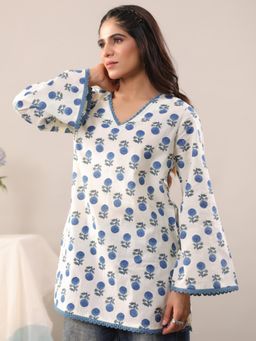 Rimeline - Women Blue Kurti