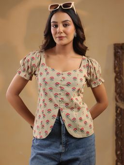 Rimeline - Women Beige Top