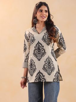 Rimeline - Women Beige Kurti