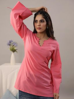 Rimeline - Women Pink Kurti
