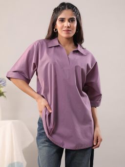 Rimeline - Women Purple Tunic