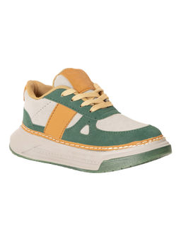 FREEPLAY - Kids Green Casual Lace-Up Sneakers